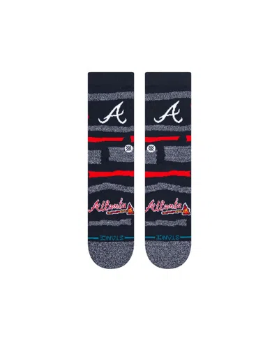 Stance Men's And Women's Atlanta Braves Squeeze Tri-blend Knit Crew Socks