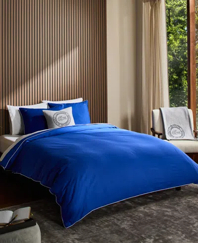 Lacoste Tiebreak Solid 3-pc. Comforter Set, Full/queen