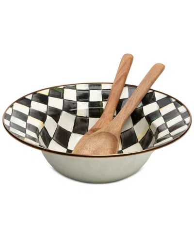 Mackenzie-childs Courtly Check 3-pc. Salad Serving Set