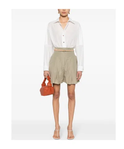 Philosophy Di Lorenzo Serafini Drop-shoulder Crepe Shoulder In White