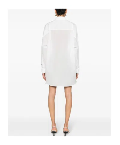 Philosophy Di Lorenzo Serafini Drop-shoulder Crepe Shoulder In White