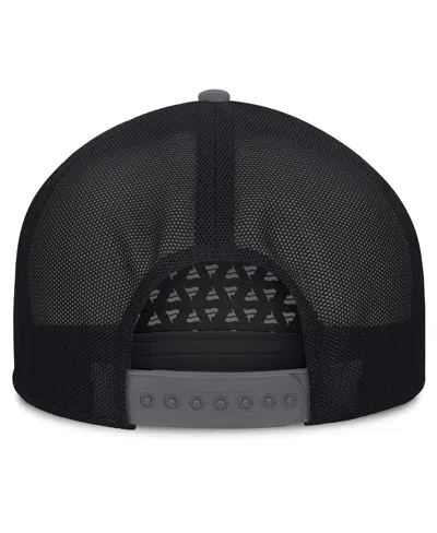 Fanatics Men's Charcoal/black Detroit Red Wings Fairweather Adjustable Hat