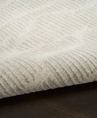Calvin Klein Ck079 Notes Not01 5'2"x7'2" Area Rug In Neutral