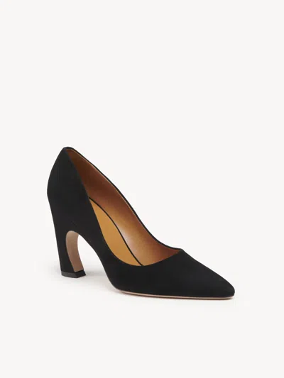 Chloé 95mm Pointed-toe Leather Pumps