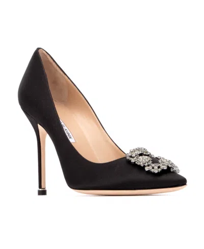 Manolo Blahnik Hangisi 110mm Crystal-embellished Pumps