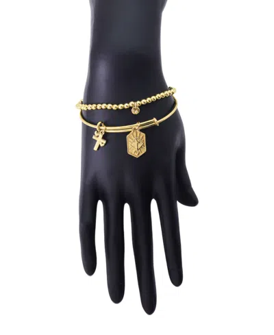 Unwritten Glass Bead Faith Duo Bracelet