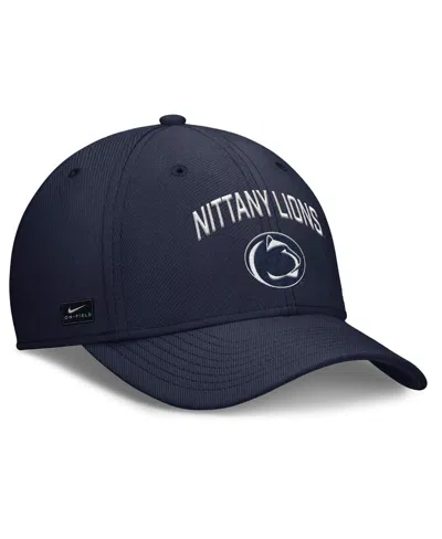 Nike Men's Navy Penn State Nittany Lions 2025 On-field Rise Performance Flex Hat