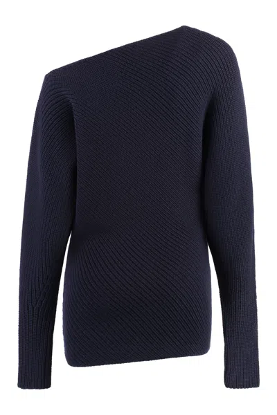Philosophy Di Lorenzo Serafini Wool Blend Pullover In Black