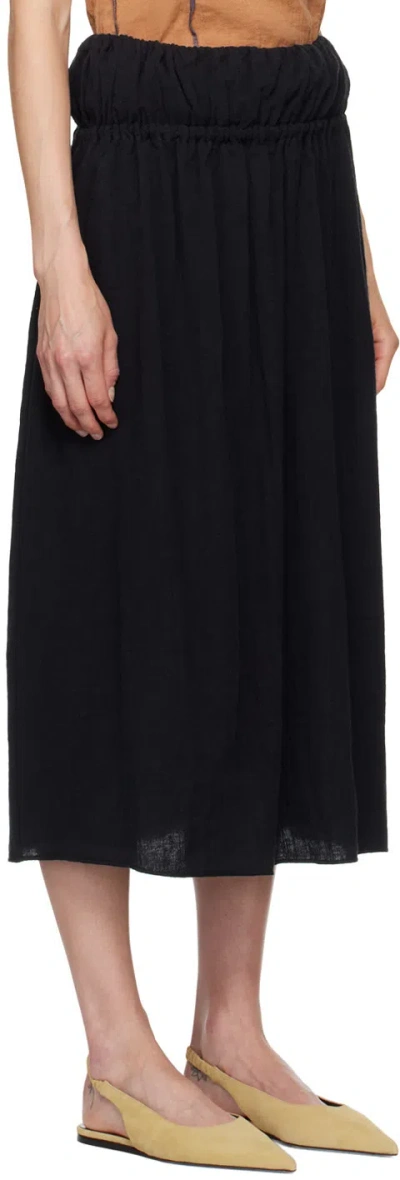 Baserange Pleated Skirt In Black