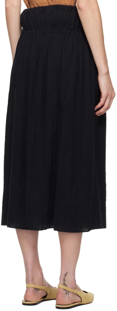 Baserange Pleated Skirt In Black