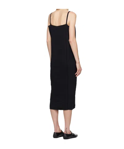 Baserange Long Sleeve Dress In Black