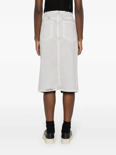 Haikure Denim Pencil Skirt