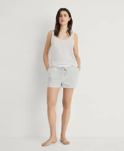 Mango Women's Elasticated Detail Striped Pajama Shorts