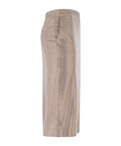 Giuseppe Di Morabito Metallic Finish Skirt With Back Slit And Side Pockets