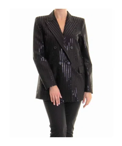 Ermanno Firenze Long-sleeved Suit Jacket In Black