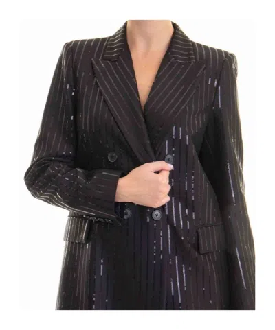 Ermanno Firenze Long-sleeved Suit Jacket In Black