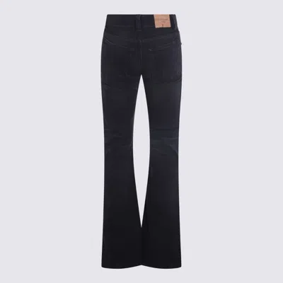 Balenciaga Black Bootcut Slim Fit Denim Trousers