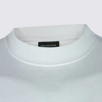 Balenciaga Cotton Tshirt With Logo Print