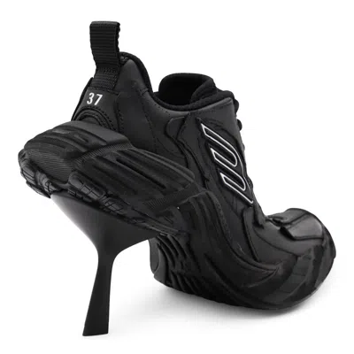 Balenciaga Women Monday Heel Sneakers In Black