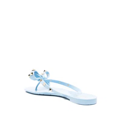 Valentino Rockstud Bow-detail Flip-flops