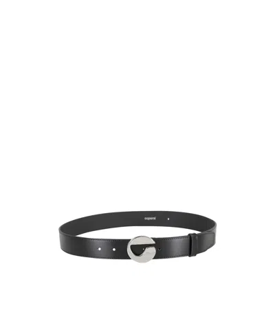 Coperni Logo-buckle Leather Belt