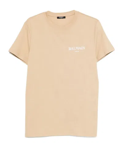 Balmain Logo-detail Cotton T-shirt