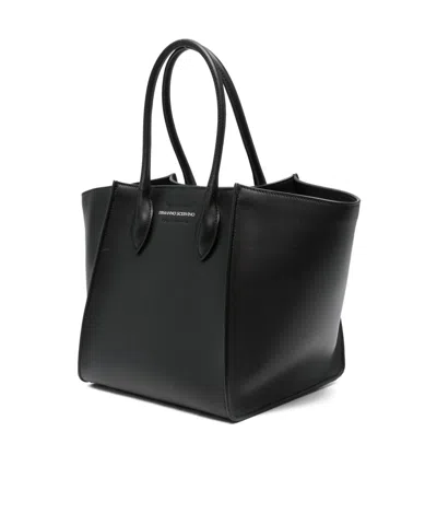 Ermanno Scervino Maggie Turn-lock Leather Tote Bag