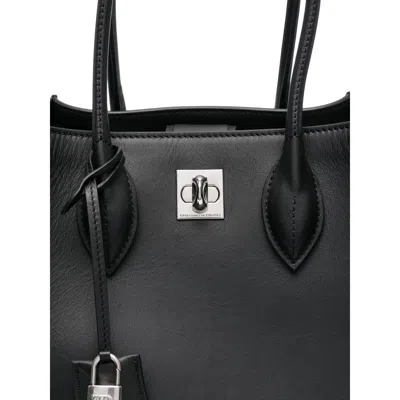 Ermanno Scervino Maggie Turn-lock Leather Tote Bag
