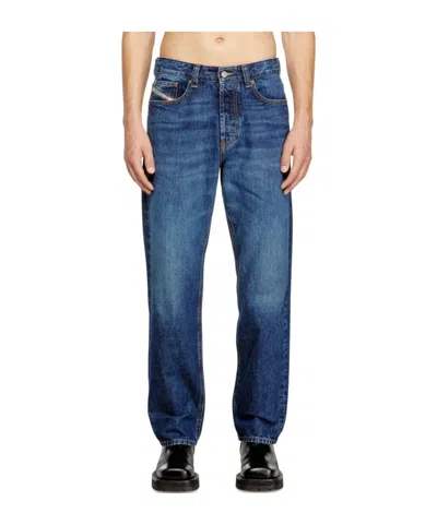 Diesel 2010 D Macs Straight Lose Fit Jeans In Blue