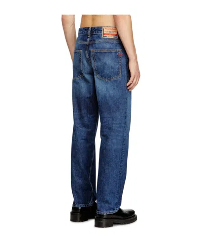 Diesel 2010 D Macs Straight Lose Fit Jeans In Blue