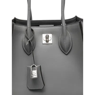 Ermanno Scervino Maggie Padlock Leather Tote Bag
