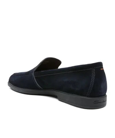 Santoni Suede Loafers