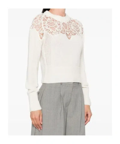 Ermanno Scervino Lace-insert Sweater