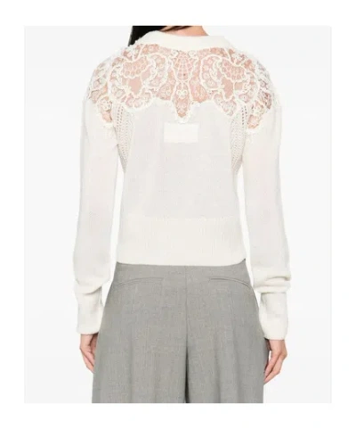 Ermanno Scervino Lace-insert Sweater
