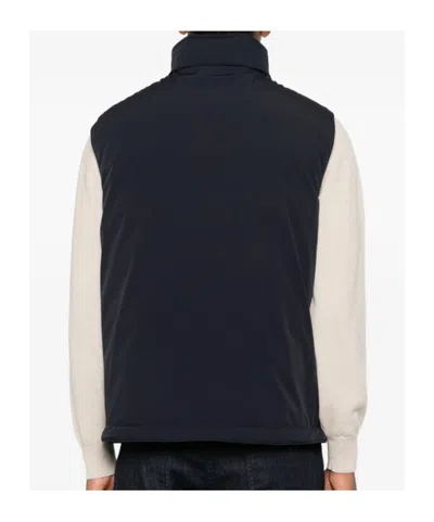 Brunello Cucinelli Zip-fastening Sleeveless Vest In Black