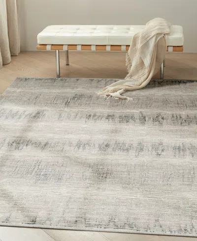 Calvin Klein Ck079 Notes Not06 3'9"x5'9" Area Rug In Brown