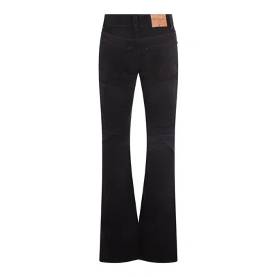 Balenciaga Black Bootcut Slim Fit Denim Trousers