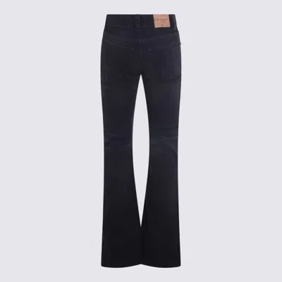 Balenciaga Black Bootcut Slim Fit Denim Trousers
