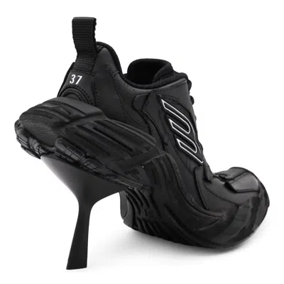 Balenciaga Women Monday Heel Sneakers In Black