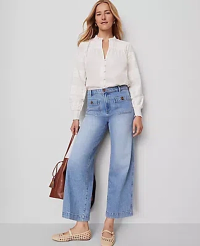 Ann Taylor Weekend Collection Patch Pocket Jean