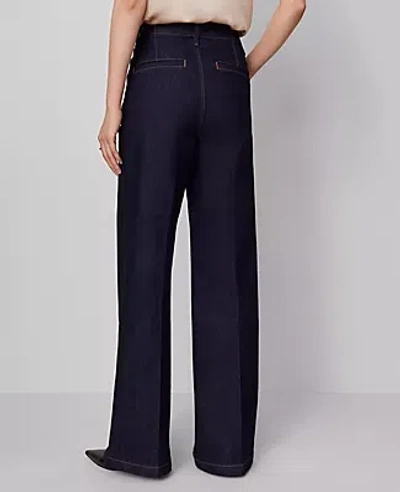 Ann Taylor The Petite Darted Waist Denim Trouser