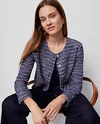 Ann Taylor Tweed Cropped Jacket