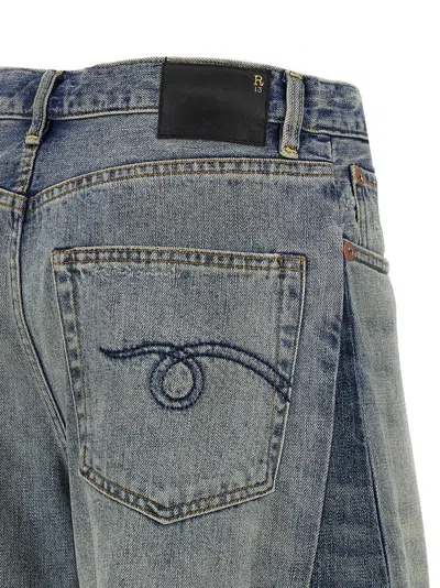 R13 Insert Darcy Jeans In Blue