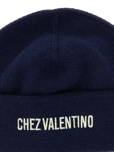 Valentino Logo-embroidered Beanie