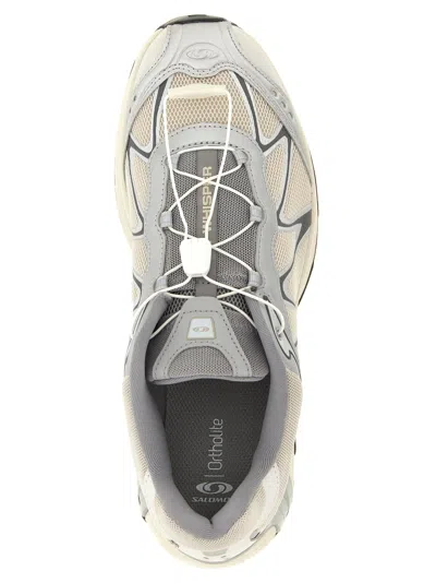 Salomon Xt-whisper Low-top Mesh And Nylon Sneakers In Gray