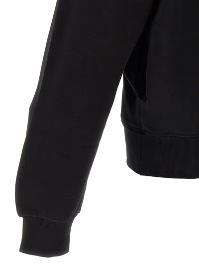 Jacquemus The Gros Grain Zip-up Hooded Sweatshirt In Black