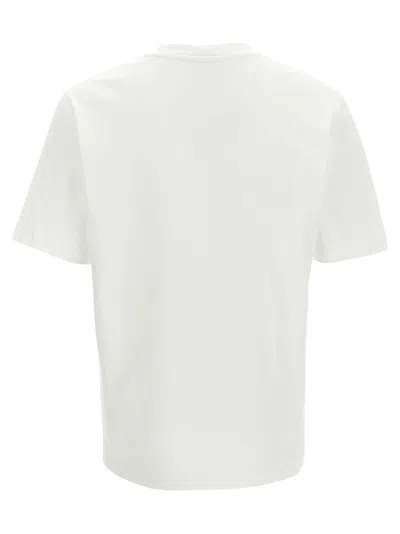 Jacquemus 'le T-shirt Gros Grain' White T-shirt With Logo Patch On The Front In White