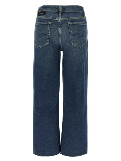 7 For All Mankind Faded Effect Cropped Jeans