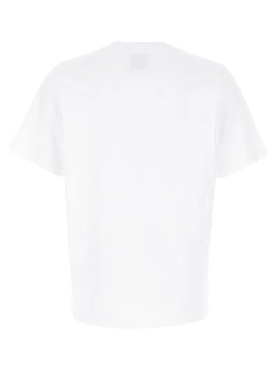 Casablanca Mountains Waves Print T-shirt In White