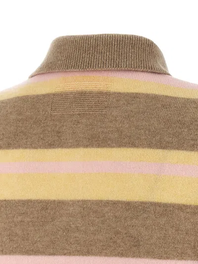Guest In Residence Collegiate Stripe Polo Multicolor